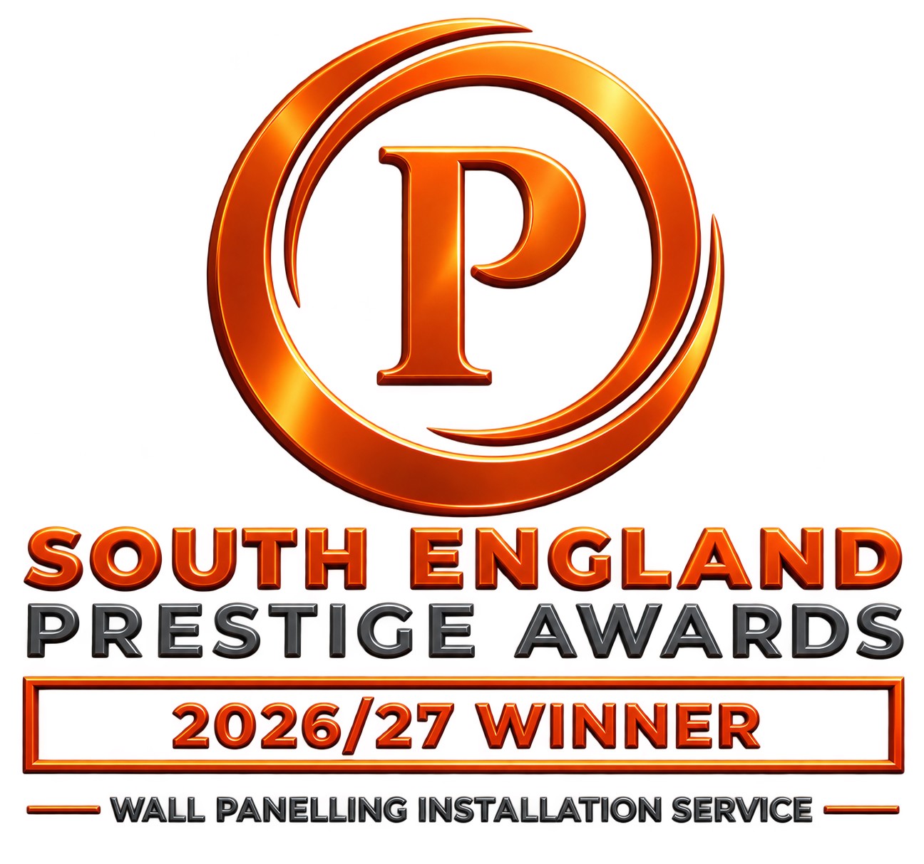 Winner - Wall Panelling Installation Service, South England Prestige Awards 2026/27